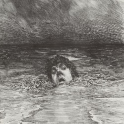 A man drowning